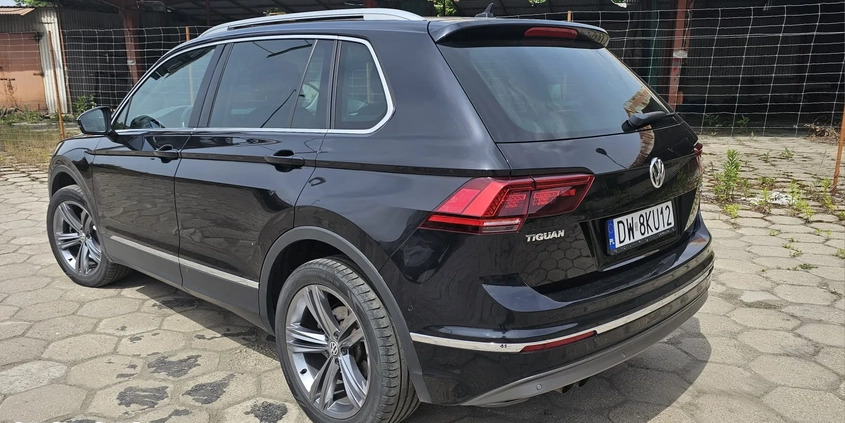 Volkswagen Tiguan cena 92250 przebieg: 216875, rok produkcji 2016 z Łódź małe 154